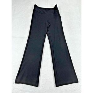 White House Black Market Black High Rise Flare Pants Women 2‎ Side Zipper